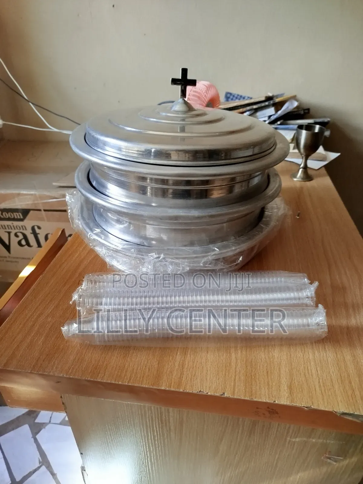 Aluminium Communion Trays and Cups