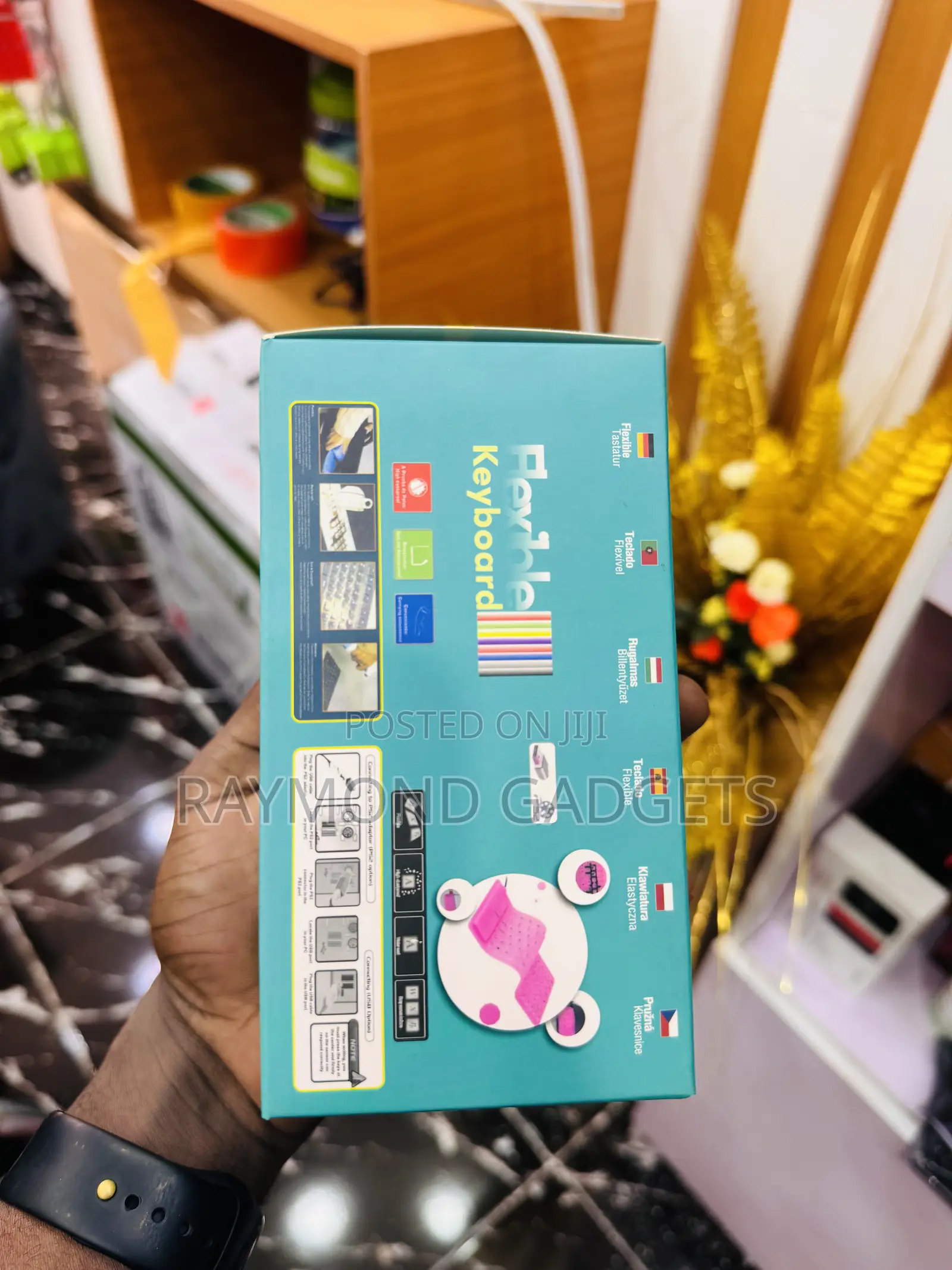 Silicone Flexible Keyboard – Foldable, Waterproof Portable