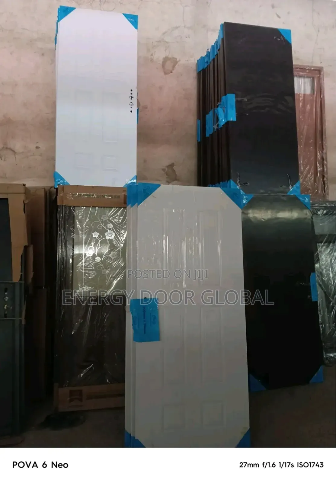 3ft/7ft Light Steel Panel Door Coated With Smooth Surface