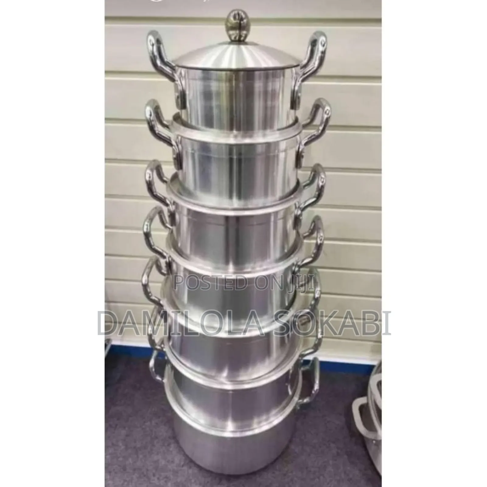 7 Set Aluminium Stock Pot