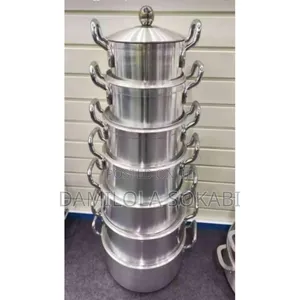 7 Set Aluminium Stock Pot