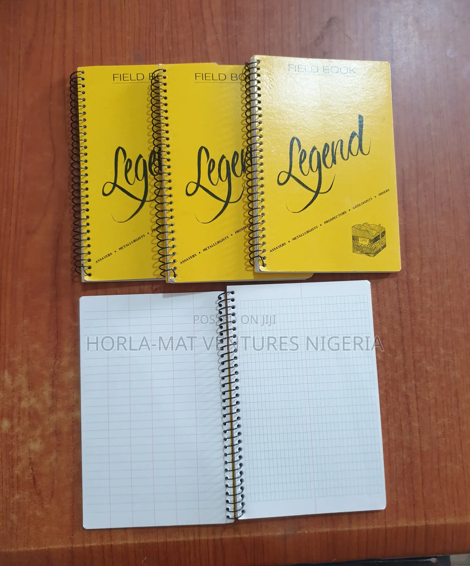 Field Notebook Legend Spiral