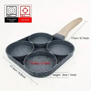 Non-Stick Omelette Pan for Eggs, Burgers and Pancakes