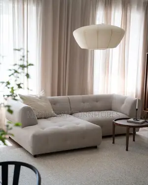 Executive L Shaped Sofa With Throw Pillow