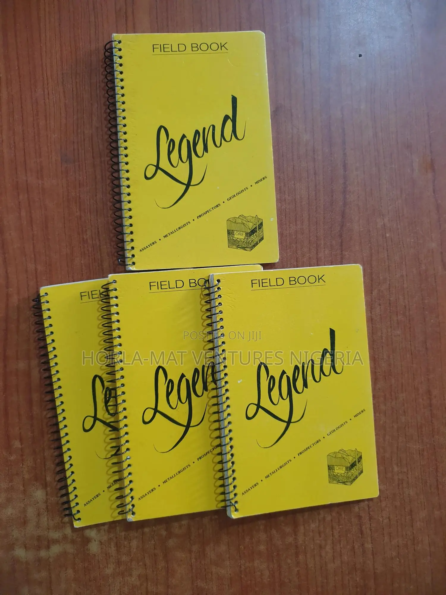 Field Notebook Legend Spiral