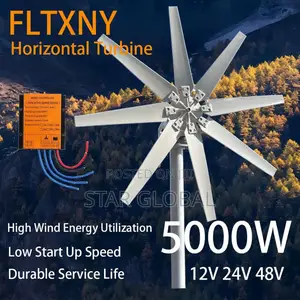 5000w Horizontal Wind Turbine for True Energy Independence