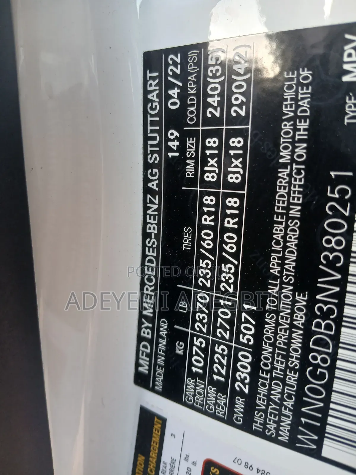 Mercedes-Benz GLC-Class 2022 White