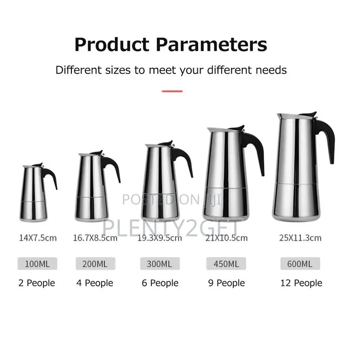 Coffeepot Stainless Steel Coffee Maker - 300ml