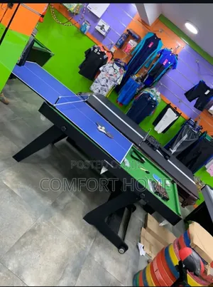 The 6fit Foldable 3in1 Snooker Table Tennis Board Dining