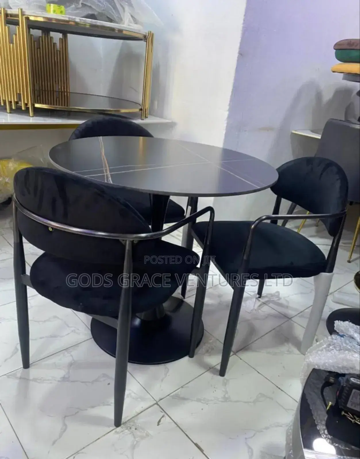 Marble Dining With 3 Seater