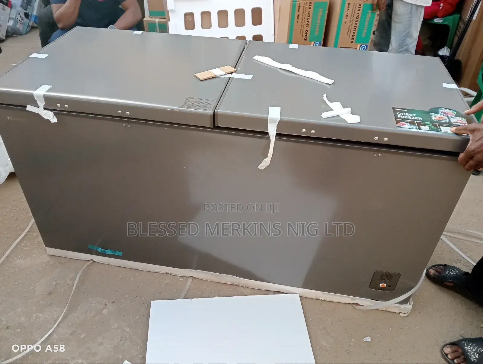 Hisense Deep Freezer Double Door 500litres Model 66dd