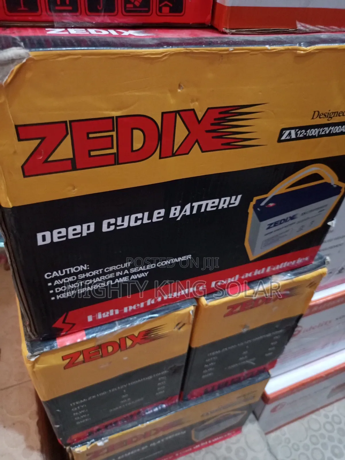 This Is Zedix Gel Battery 100ah