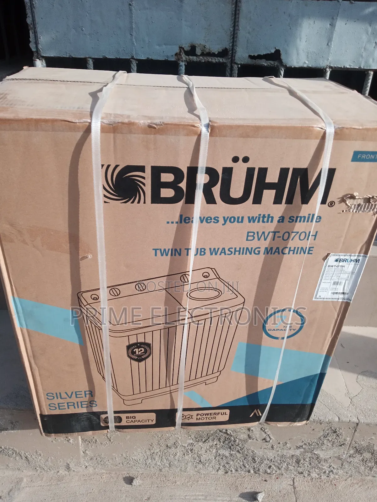 Bruhm Washing Machine 7kg