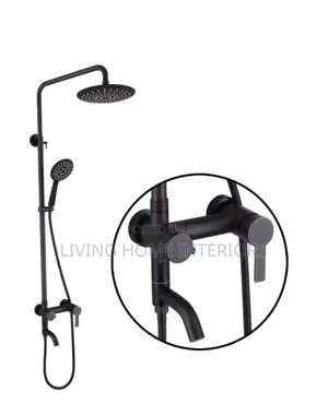 Matte Black Shower Mixer