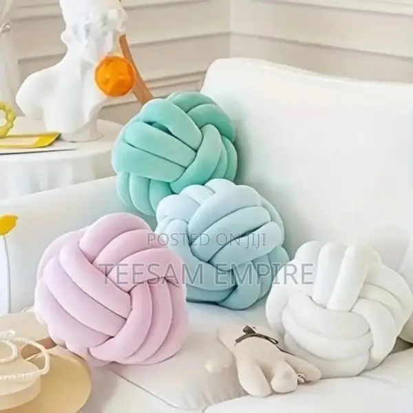 Knotted Ball Throw Pillow