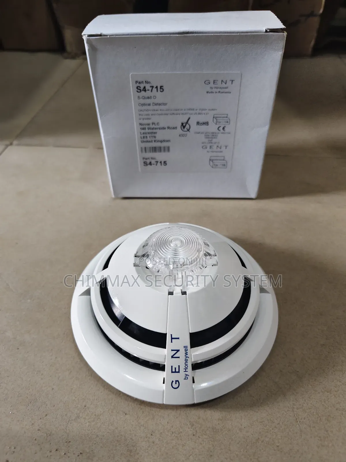 Gent Addressable Smoke Detector, S4-715