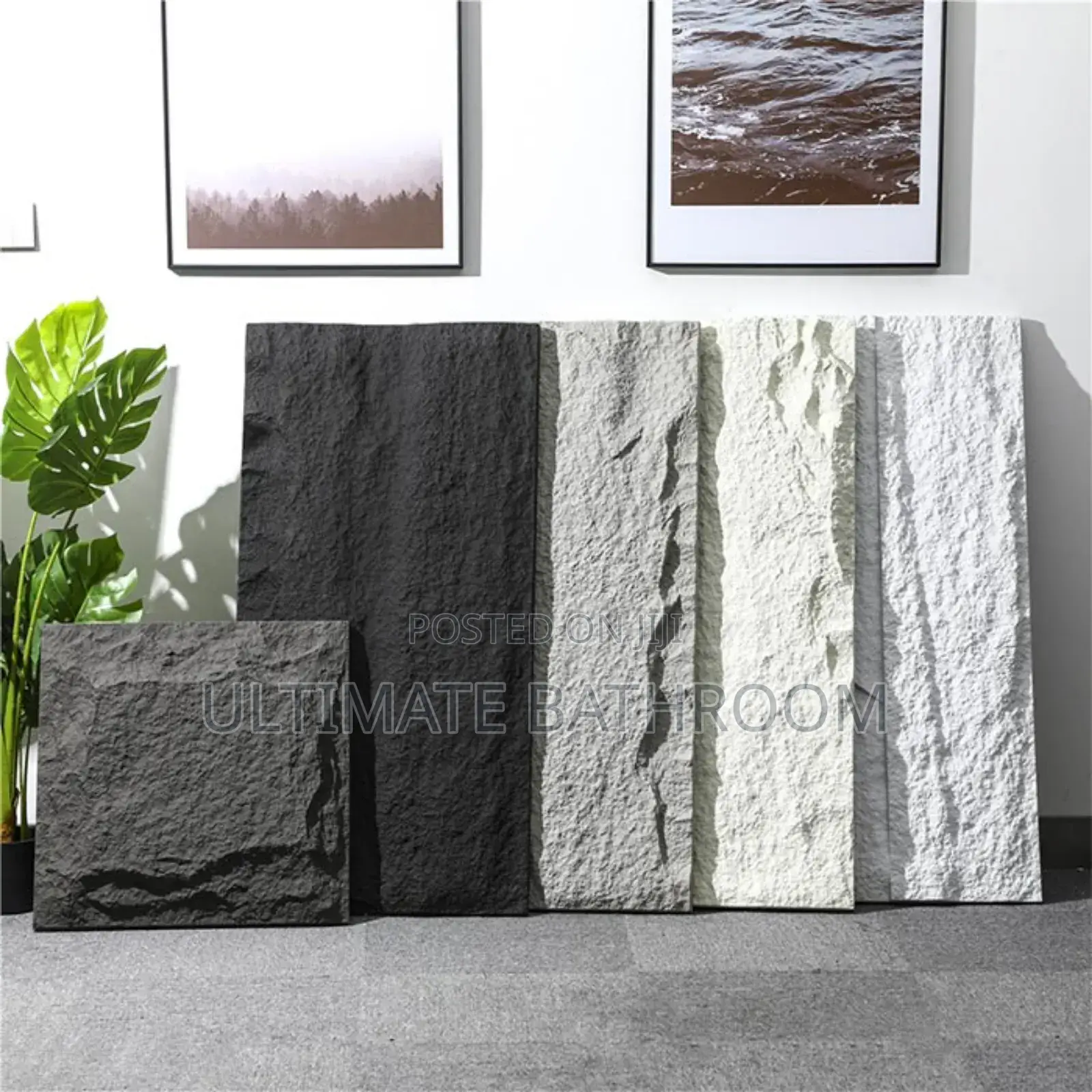 Exterior 1200*600mm Decorative Wall Stone Pu Panel