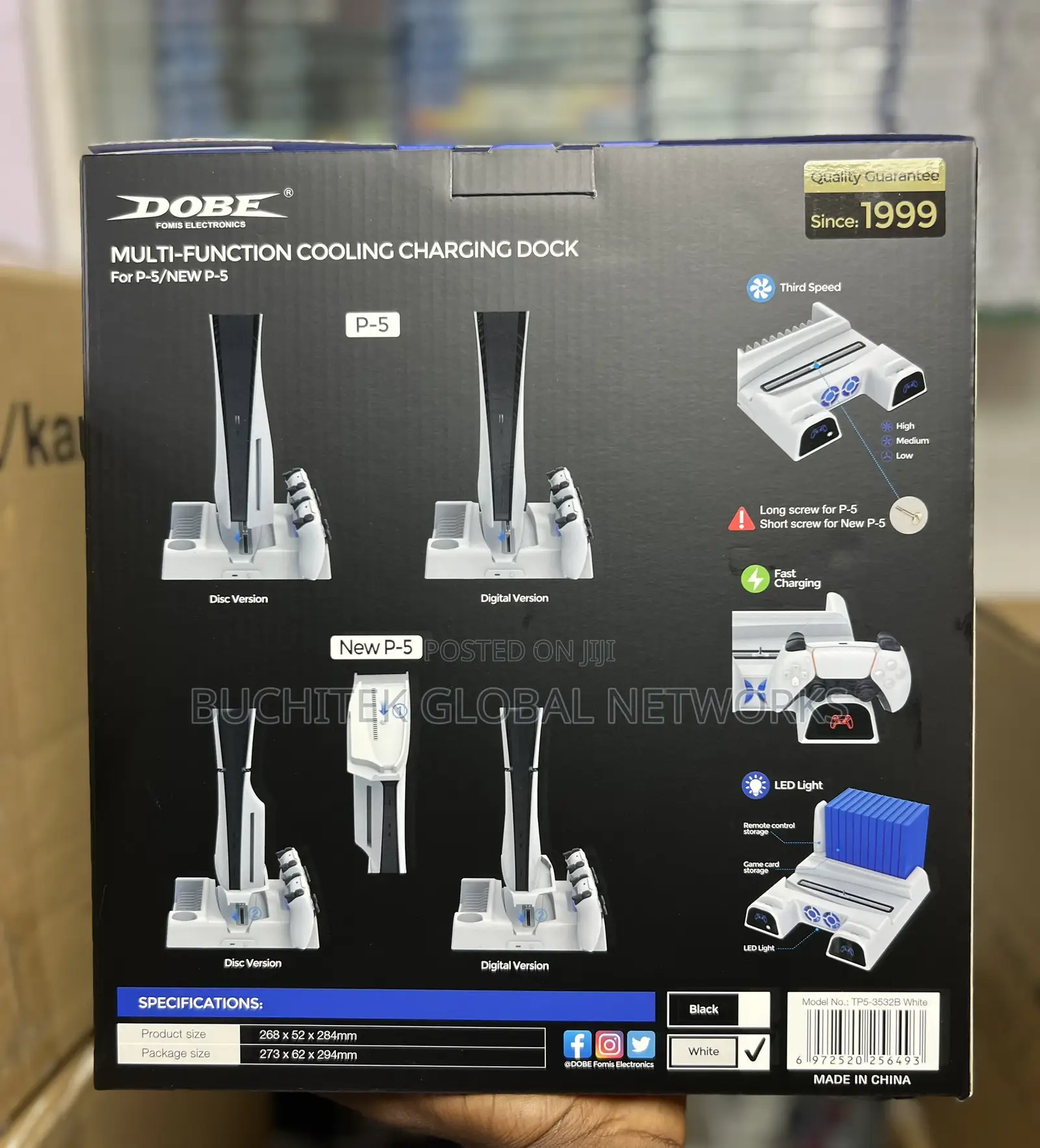 Dobe Multi-Function Cooling Charging for Ps5.