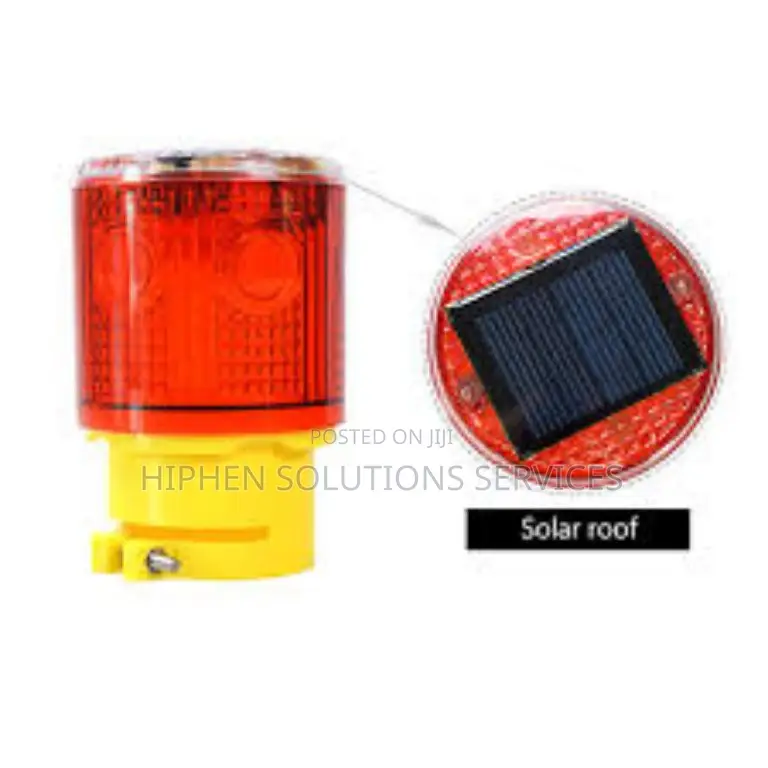 Solar Strobe Warning Light