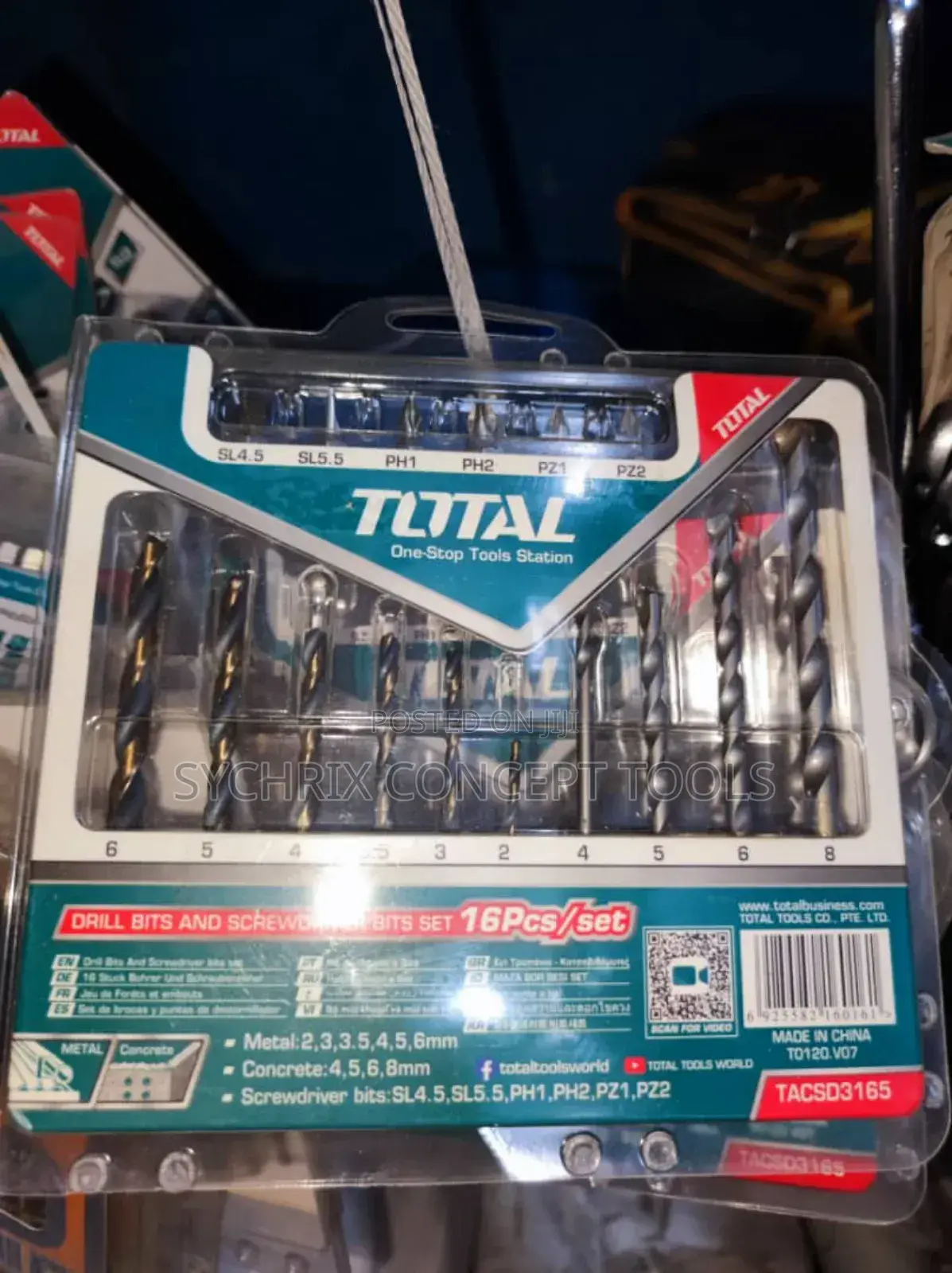 Drill Bit and Screwdriver Bit Set 16pcs