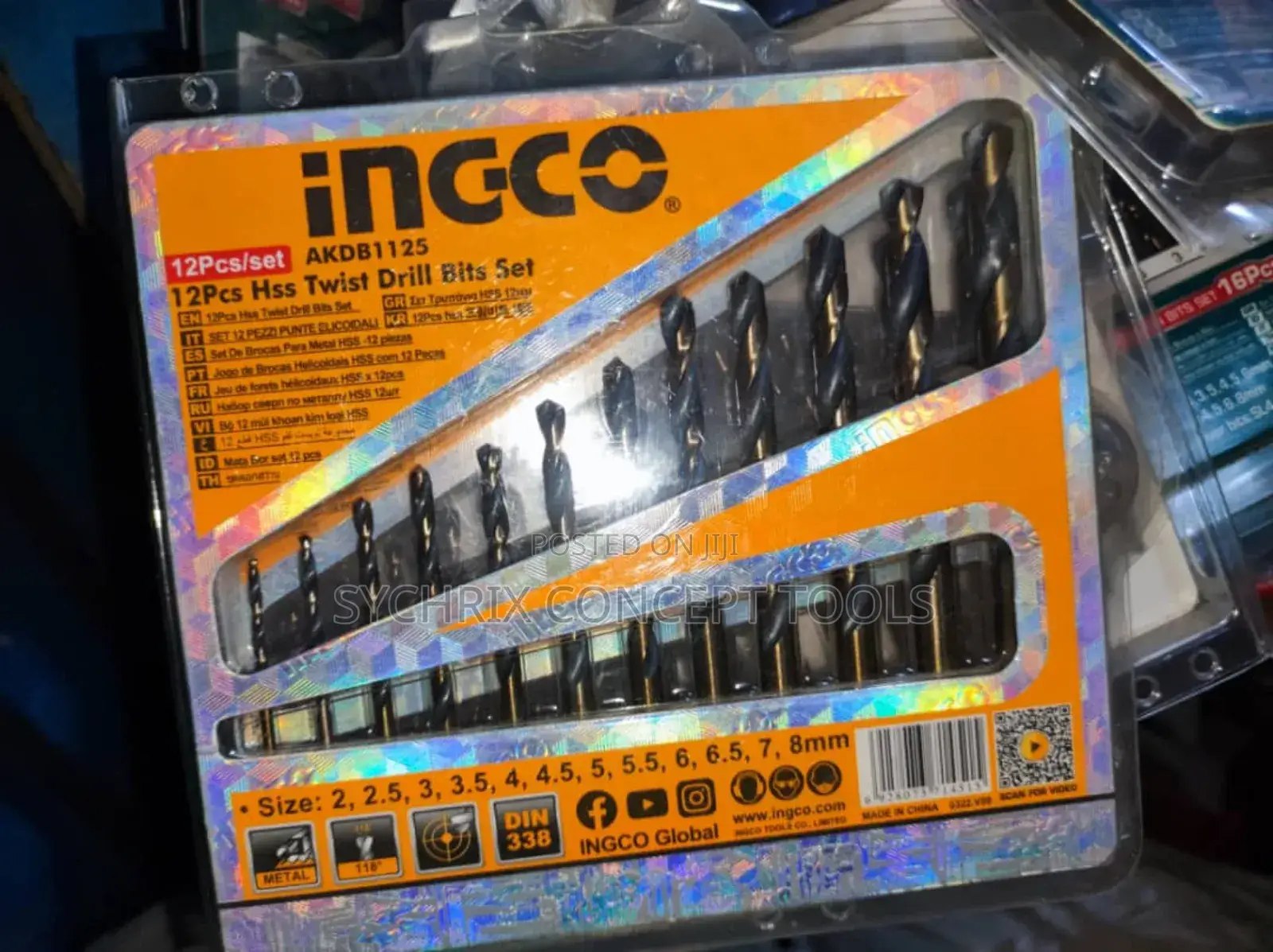 Drill Bit and Screwdriver Bit Set 16pcs