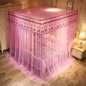 Royal Mosquito Net With Pole for 6ft by 6ft - Canopy Net 6x6