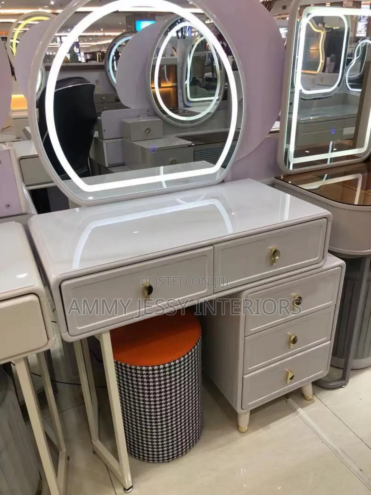 Standard Dressing Mirror and Chair