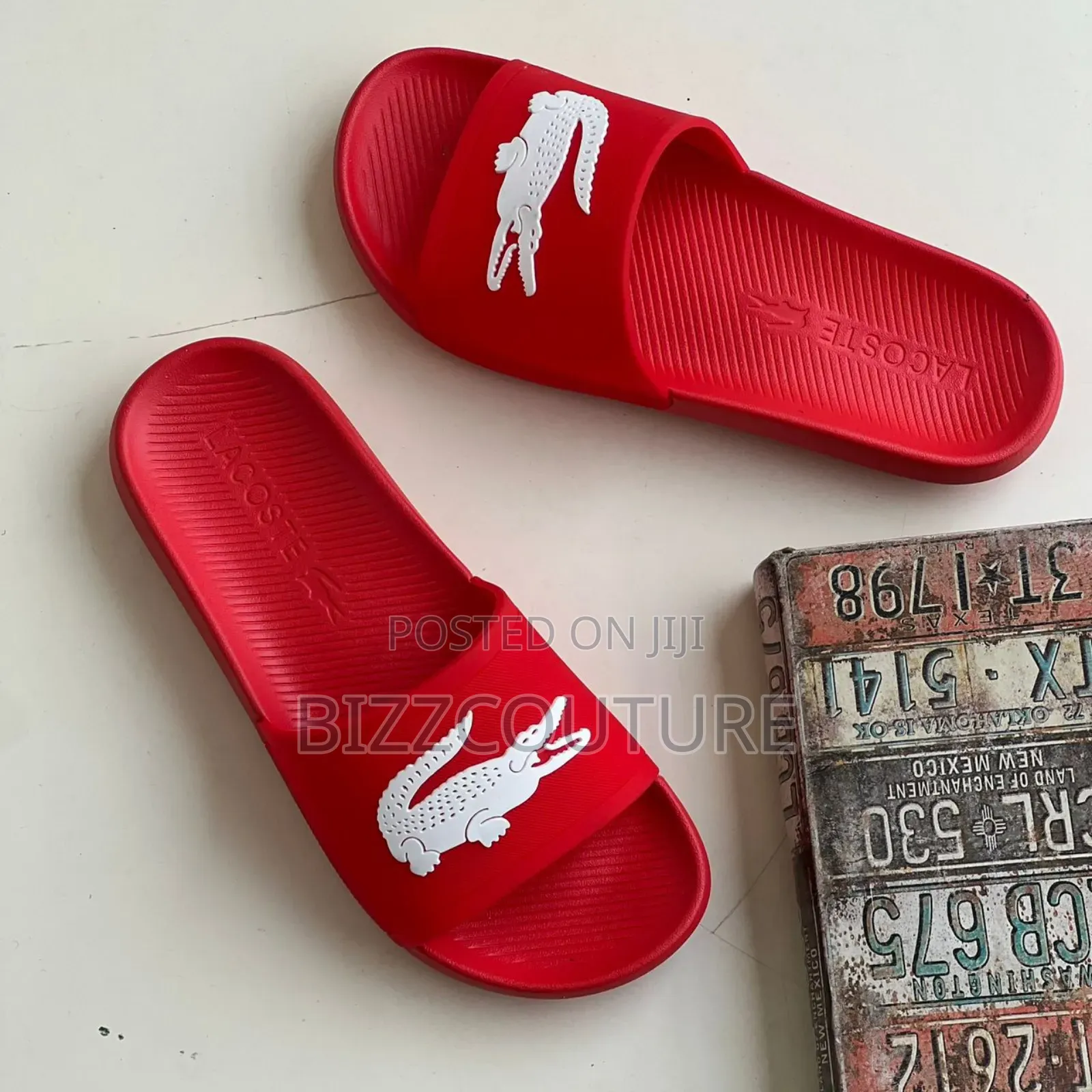 Original Lacoste Slides Available in Store