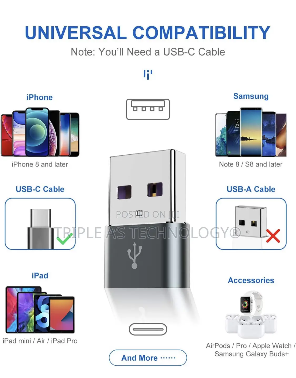 Usb C Female To Usb Male Adapter