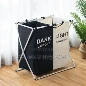 2pertition Laundry Cloth Basket