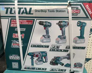 Total Industrial Cordless Combo 5pcs Set 20v