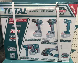 Total Industrial Cordless Combo 5pcs Set 20v