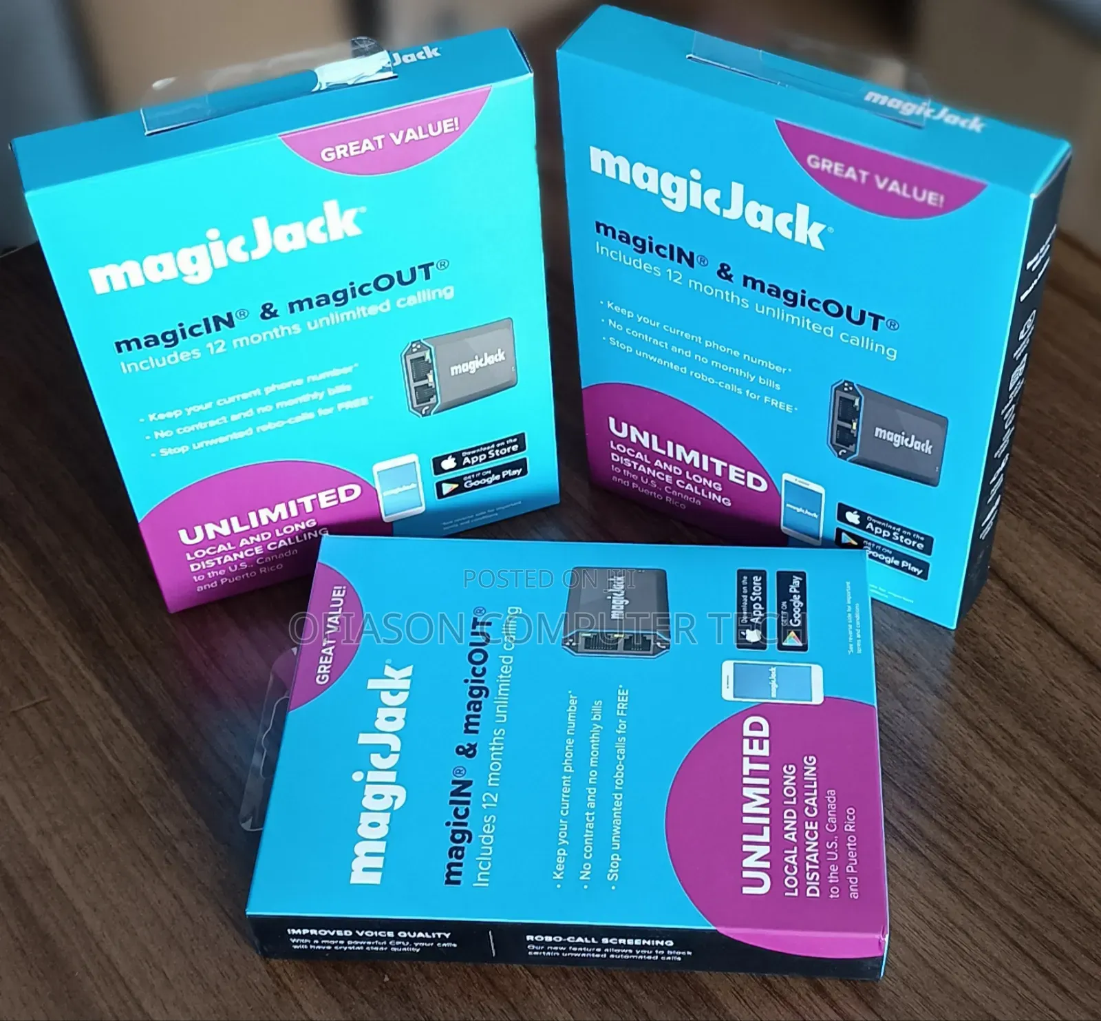 Magicjack Magicin Magicout 12months