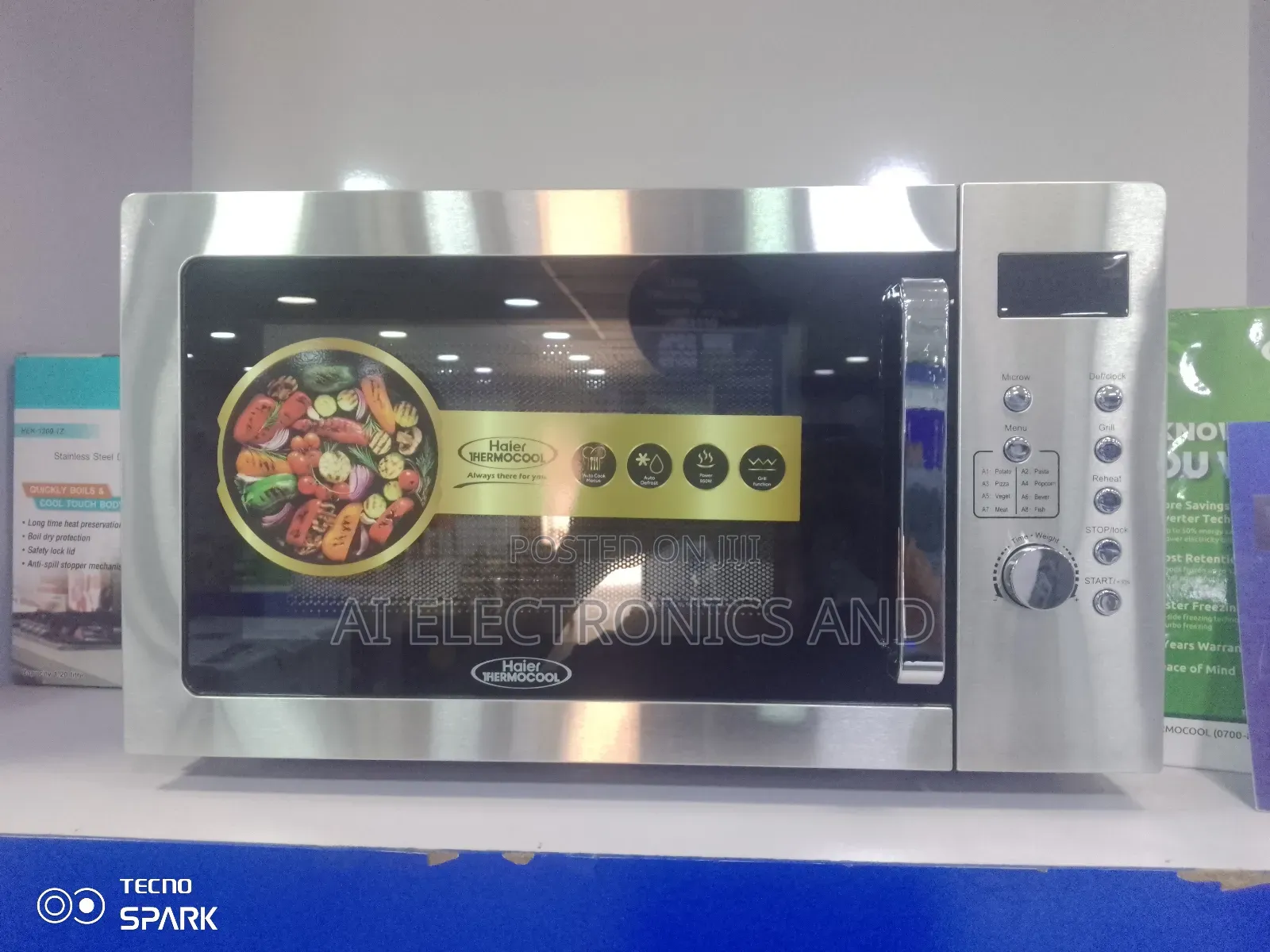Thermocool Digital Microwave 30liters Gray Color.