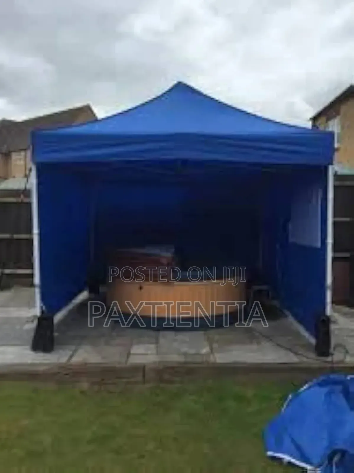 10 by 10 Feet Black Pole Foldable Canopy Tent