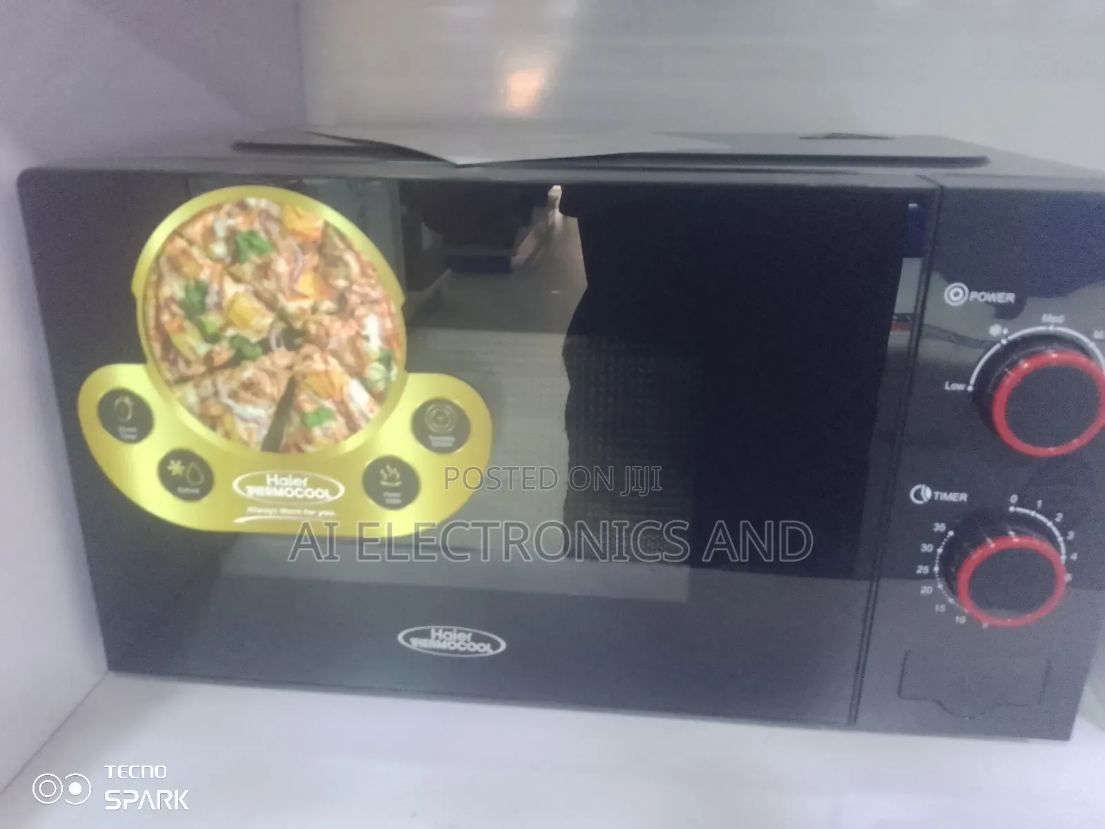 Thermocool Microwave 20liters Black Color