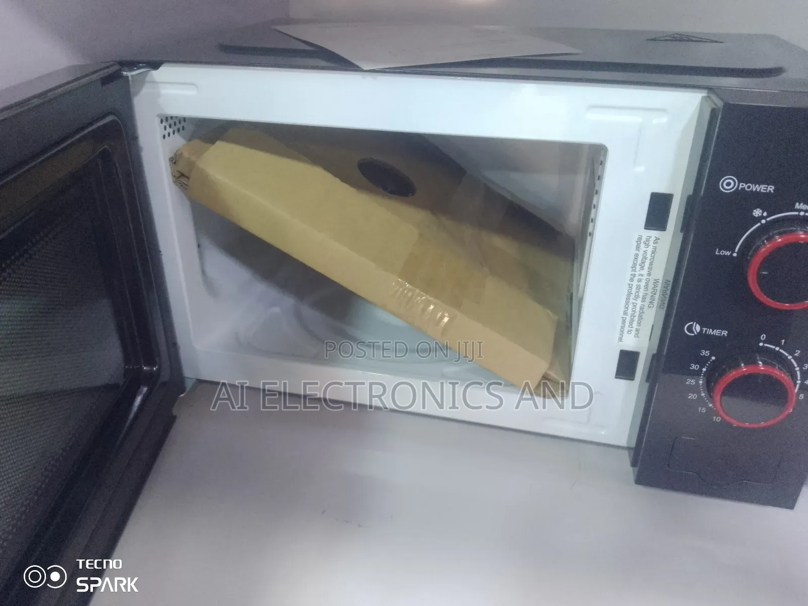 Thermocool Microwave 20liters Black Color