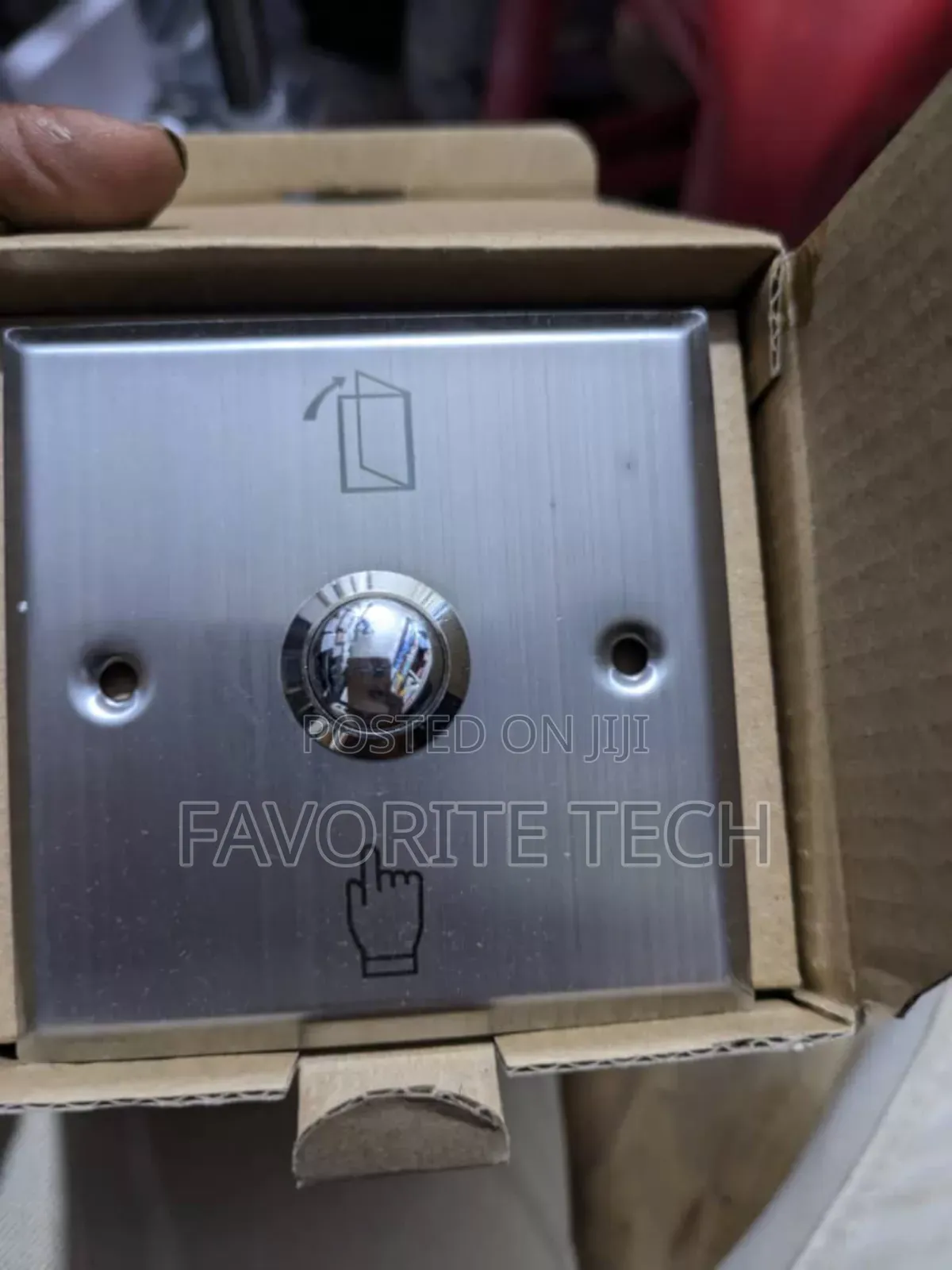 Mental Exit Button for Access Control System