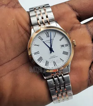 Quartz Chronometer 2-Tone Chain Stainless Steel Watch*