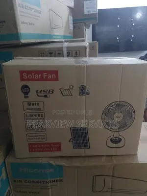 Rechargeable - Stay Ccool Anytime Charweek Solar Table Fan