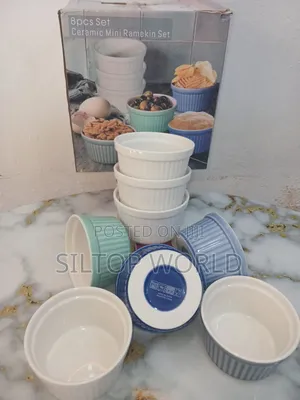 8pcs Ceramic Mini Ramekin Set