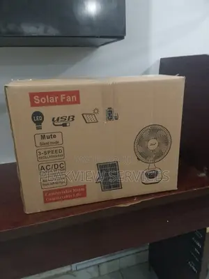 Charweek Solar Table Fan - Where Innovation Meets Comfort