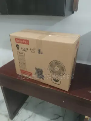 No Electricity? Stay Cool With Charweek Solar Table Fan