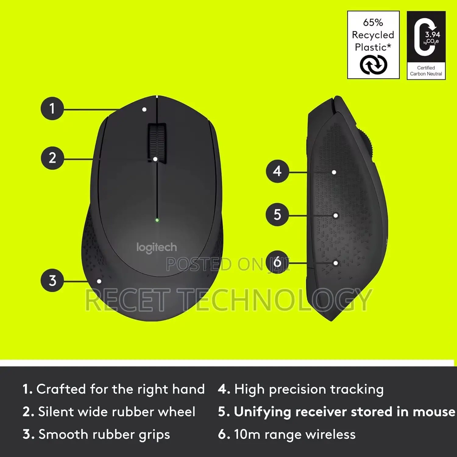 M280 Comfort Plus Wireless Mouse