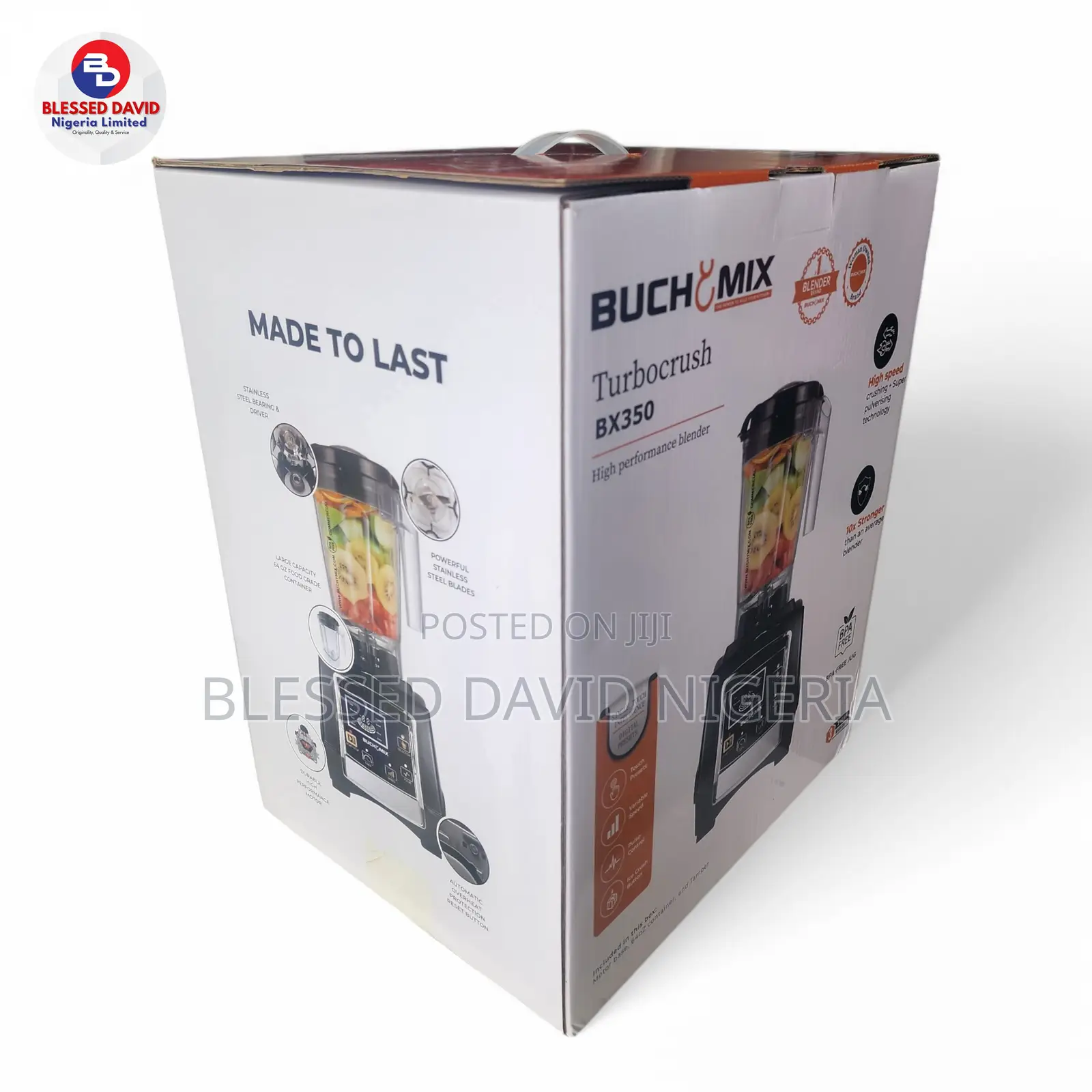 Buchymix Powerful Heavy Duty Digital Blender Bx350