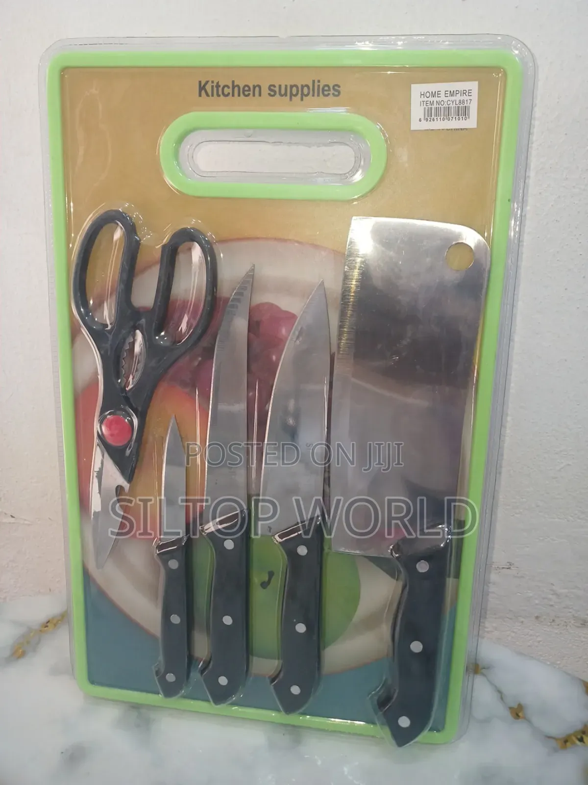 6pcs Knifes Set With Chopping Board