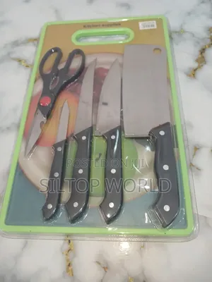 6pcs Knifes Set With Chopping Board