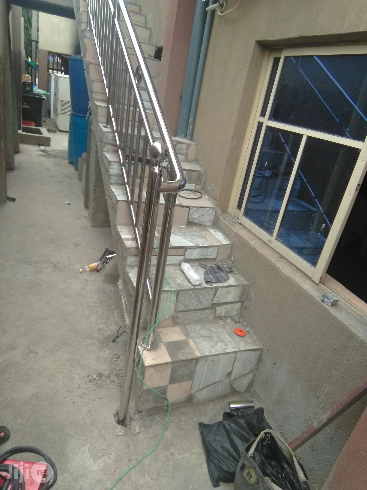 Stainless Handrails Silver