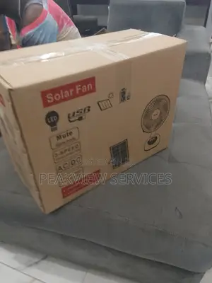 Stay Cool During Blackouts - Charweek Solar Table Fan