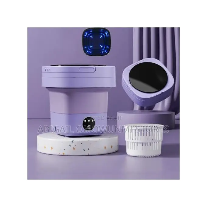Mini Foldable Washing Machine With Spinner
